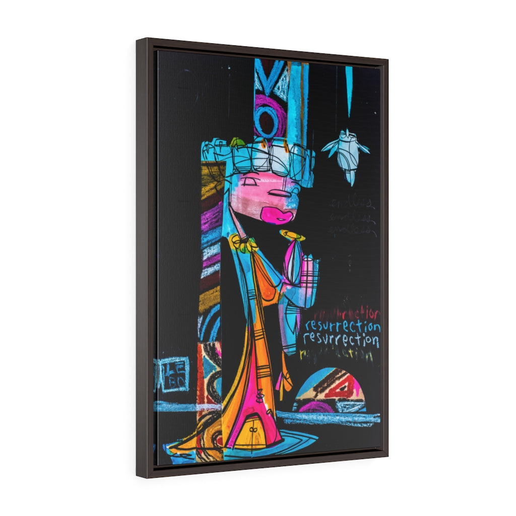 Resurrection - Lebo Framed Premium Gallery Wrap Canvas
